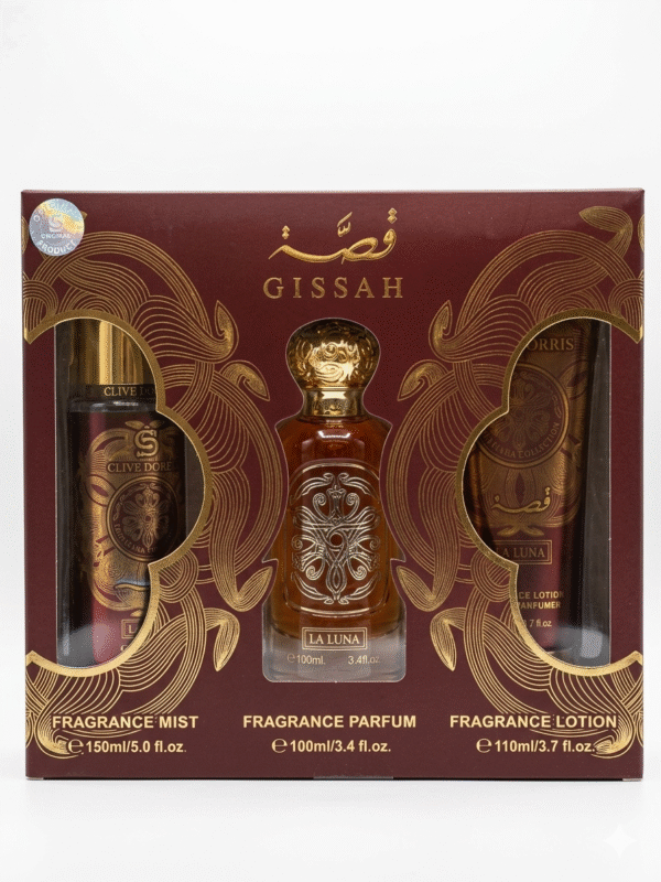 Coffret Parfum Gissah La Luna – Parfum, Brume Parfumée & Lotion Corps