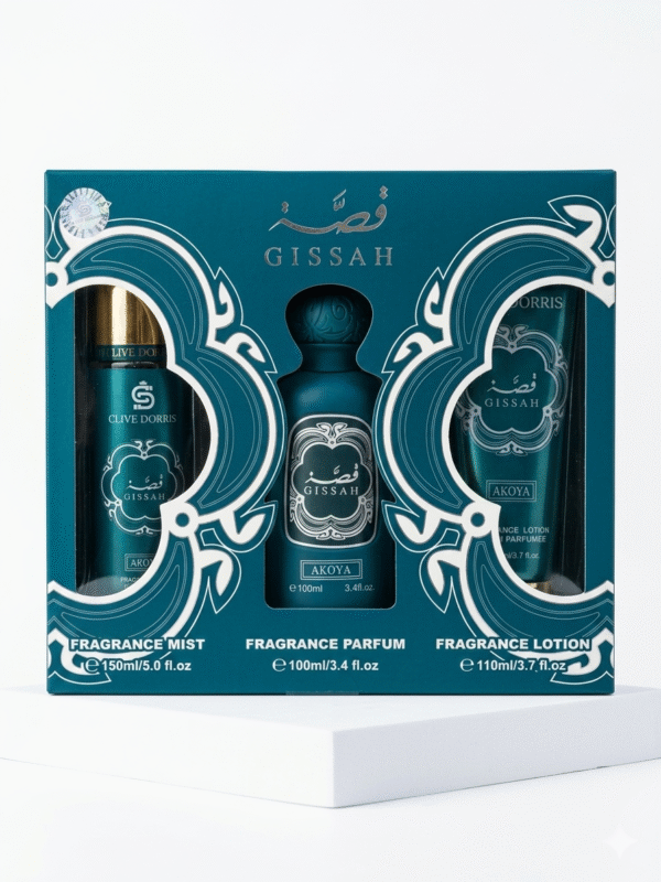 Coffret Parfum Gissah Horizon – Parfum, Brume Parfumée & Lotion Corps